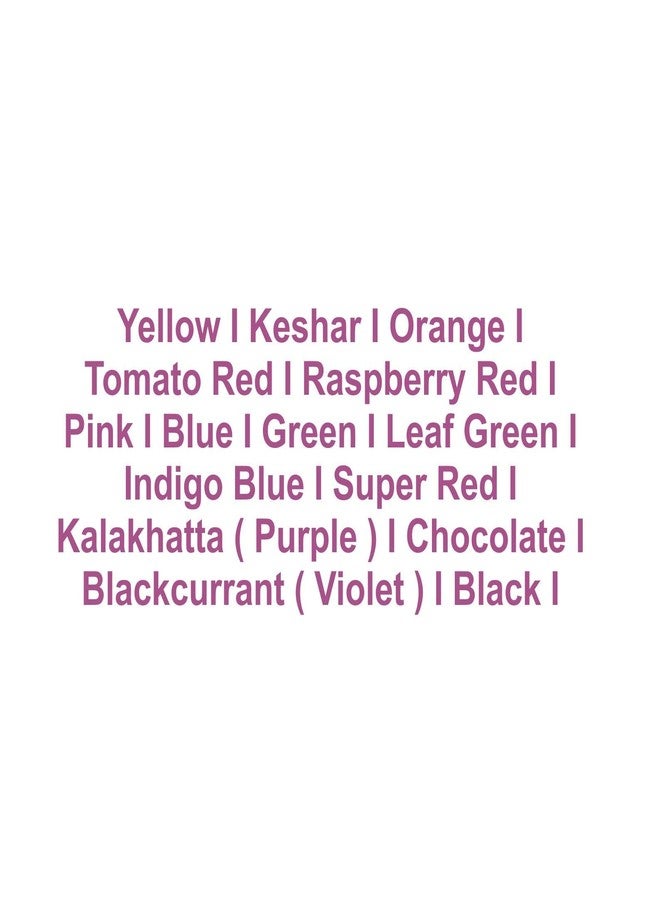 Papilon Liquid Food Colour pack of 20ml x 15 bottles for cake/baking/cookies/icecreams/sweets - Image 4