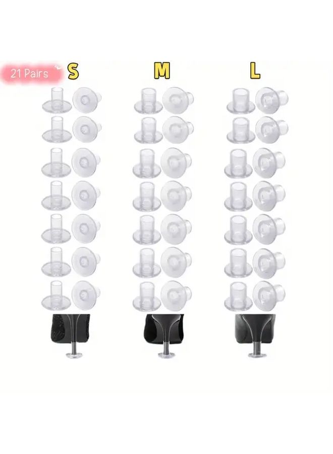 21 Pairs Heel Stoppers For Grass And Uneven Floors High Heel Protectors S M L Sizes - Image 1