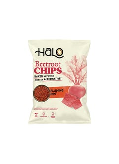Halo Beetroot Chips Flaming Hot Lemon 50 grams 
