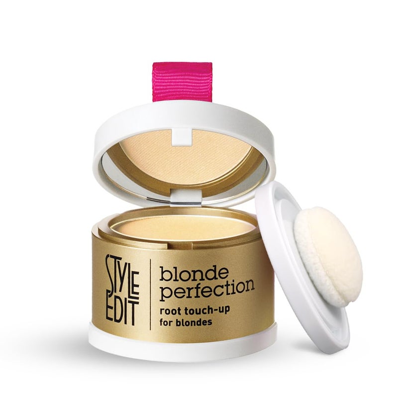 STYLE EDIT Root Touch Up Powder by Style Edit | Temporary Hair Color for Light Blonde, Dark Roots, Highlights, and Grays | Mineral Infused Concealer for Thinning Hair and Hairline | 0.14 oz. - Image 1