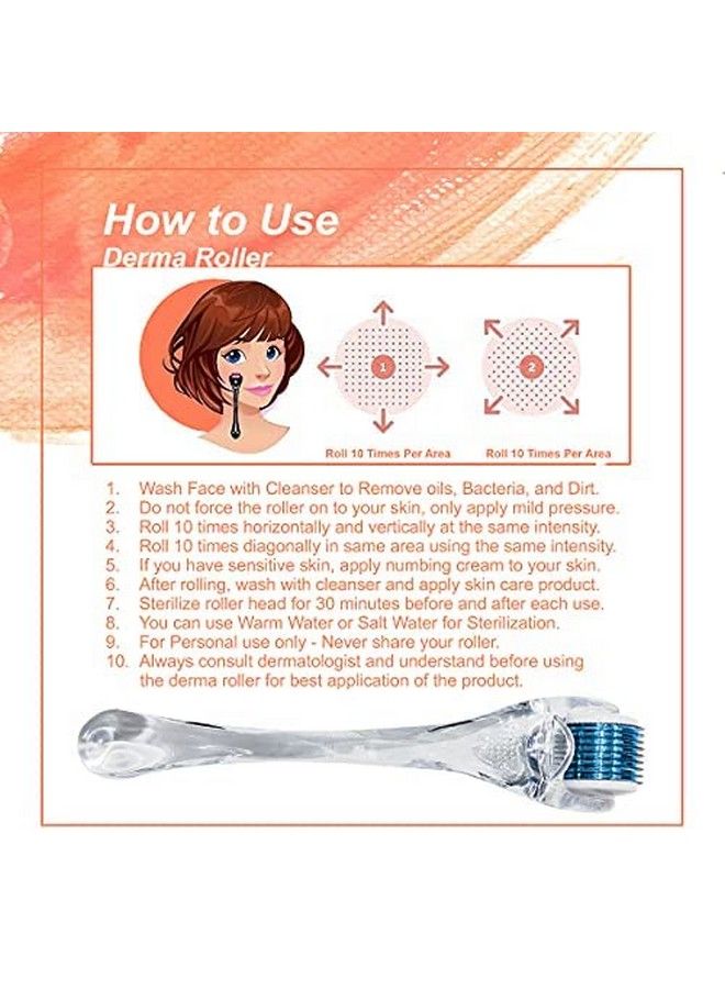 Epyz Transparant Derma Roller With 540 Titanium Alloy Needles (1.5 Blue) - Image 5