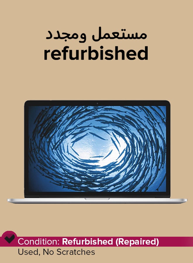 Apple Refurbished - Apple MacBook Pro A1502 MF843LL/A (Early 2015) 13- Inches Retina Intel Core i7 /3.1GHz/5th Gen/8GB RAM/128GB SSD/Intel Iris 6100 Graphics Silver Silver - Image 1
