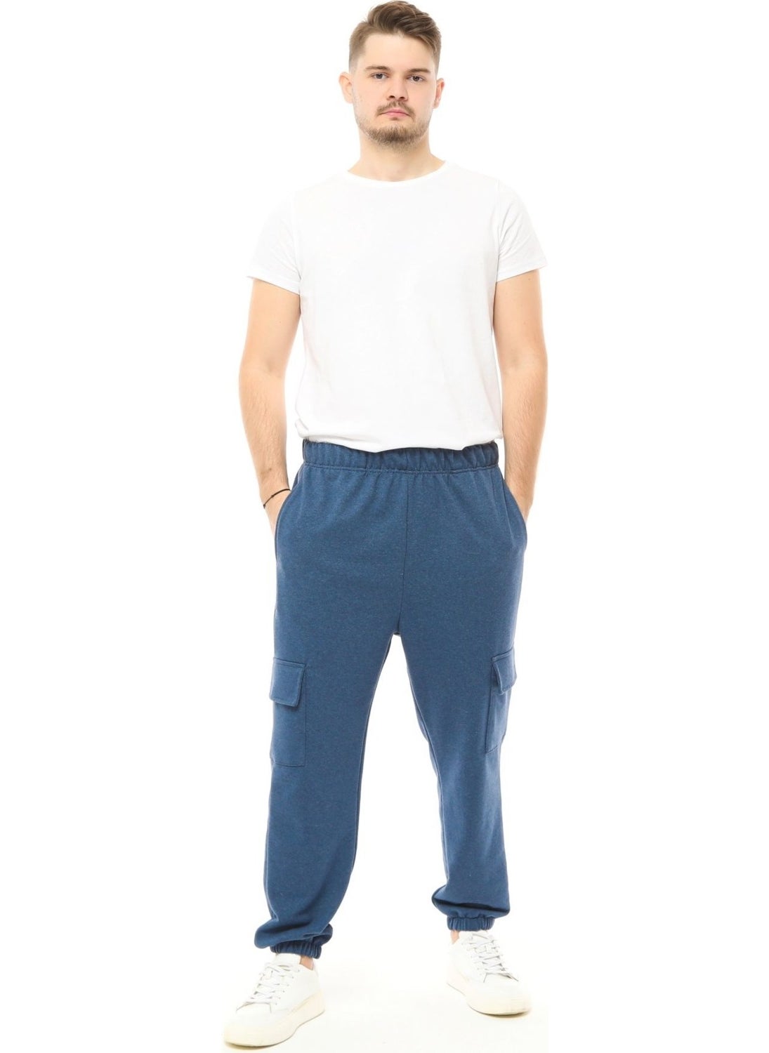 Men's Cargo Pocket Jogger Sweatpants Indigo - pzsku/ZDA6B0F1AE79D797755F8Z/45/_/1733933847/4388caab-288d-4b95-be24-5e54752bff73