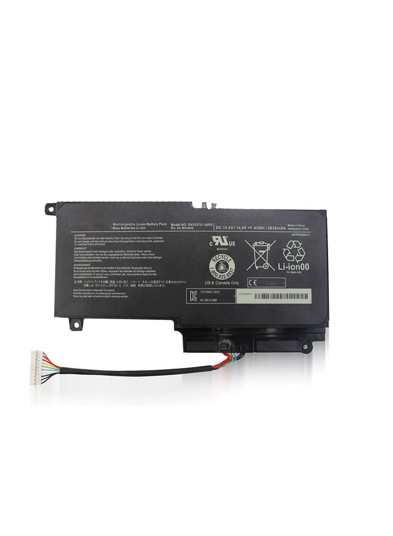 Terabyte PA5107U-1BRS P000573240 Replacement Battery for Toshiba L45D L50 L55 P55 L55t P50 Series Laptop P55-A5312 P55-A5200 P55T-A5116 S50D-A L50-A S50T-A116 S55-A5275 S55-A5236 L55T-A5290 (14.4V 43Wh) - Image 3