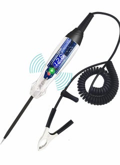 Y&D Premium LED Bulb Automotive Circuit Tester, 4-60V Test Light with 102 Inch PU Extended Spring Wire, Sharp Hard Steel Probe Vehicle Circuits Low DC Voltage Tester  - Image 1