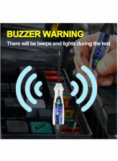 Y&D Premium LED Bulb Automotive Circuit Tester, 4-60V Test Light with 102 Inch PU Extended Spring Wire, Sharp Hard Steel Probe Vehicle Circuits Low DC Voltage Tester  - Image 3
