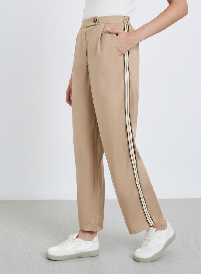 Styli Mid Rise Straight Fit Ankle Length Pants - Image 2