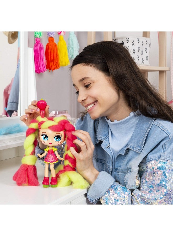 Candylocks, 7-Inch Straw Mary, Sugar Style Deluxe Scented Collectible Doll with Accessories - Image 3