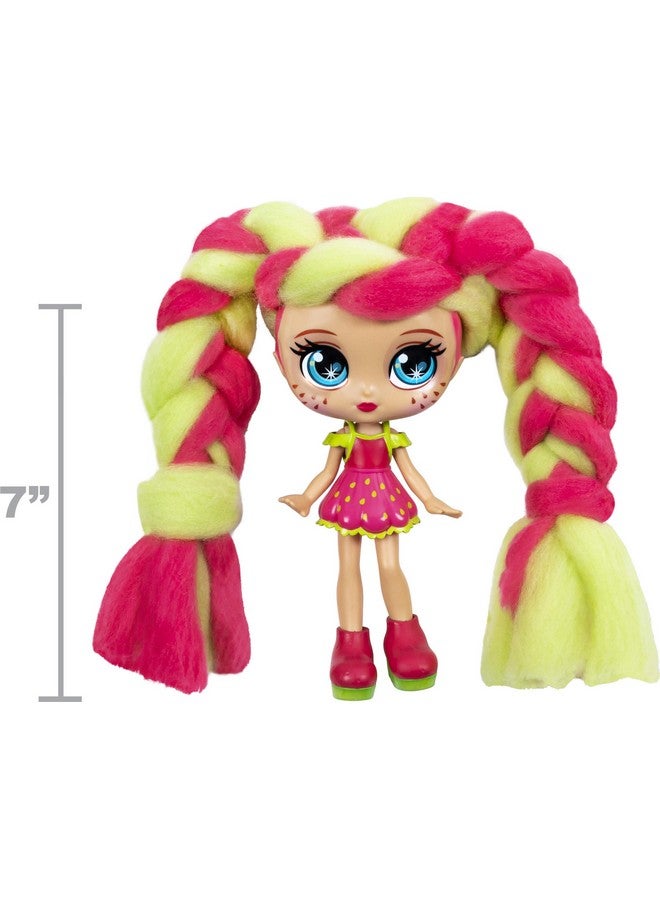 Candylocks, 7-Inch Straw Mary, Sugar Style Deluxe Scented Collectible Doll with Accessories - Image 2