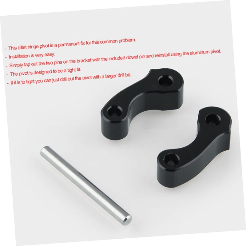 Aluminum Alloy Rear Window Latch Hinges Pivots Car Accessories Easy Installation - Image 5