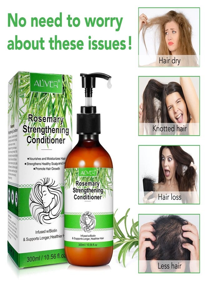 FSLHCY Rosemary Mint Shampoo and Conditioner set Infused with Biotin Promotes Hair Growth & Scalp Health, Strengthen Weak and Brittle Hair for All Hair Types - Image 4