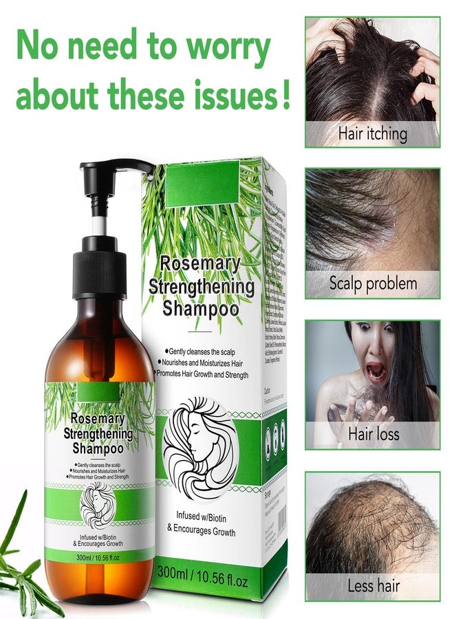 FSLHCY Rosemary Mint Shampoo and Conditioner set Infused with Biotin Promotes Hair Growth & Scalp Health, Strengthen Weak and Brittle Hair for All Hair Types - Image 5