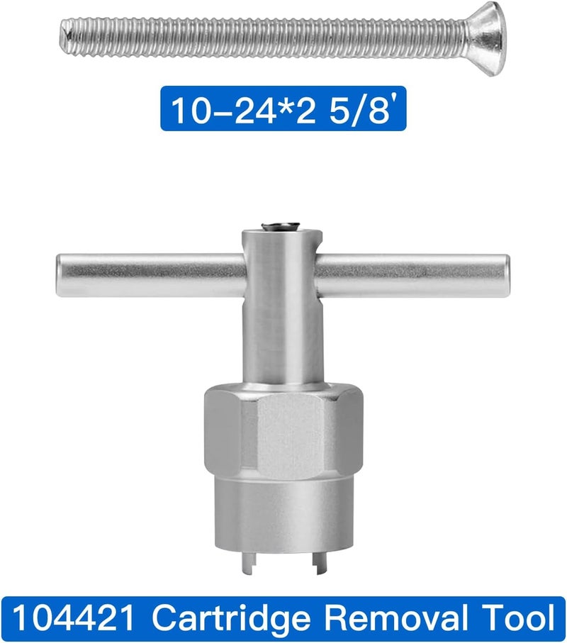 ZXFENG 104421Cartridge Removal Tool for Moen Cartridge Puller for Moen tub/Shower Pressure Balanced Shower Cartridges 1200,1222 & 1225 Series - Image 2