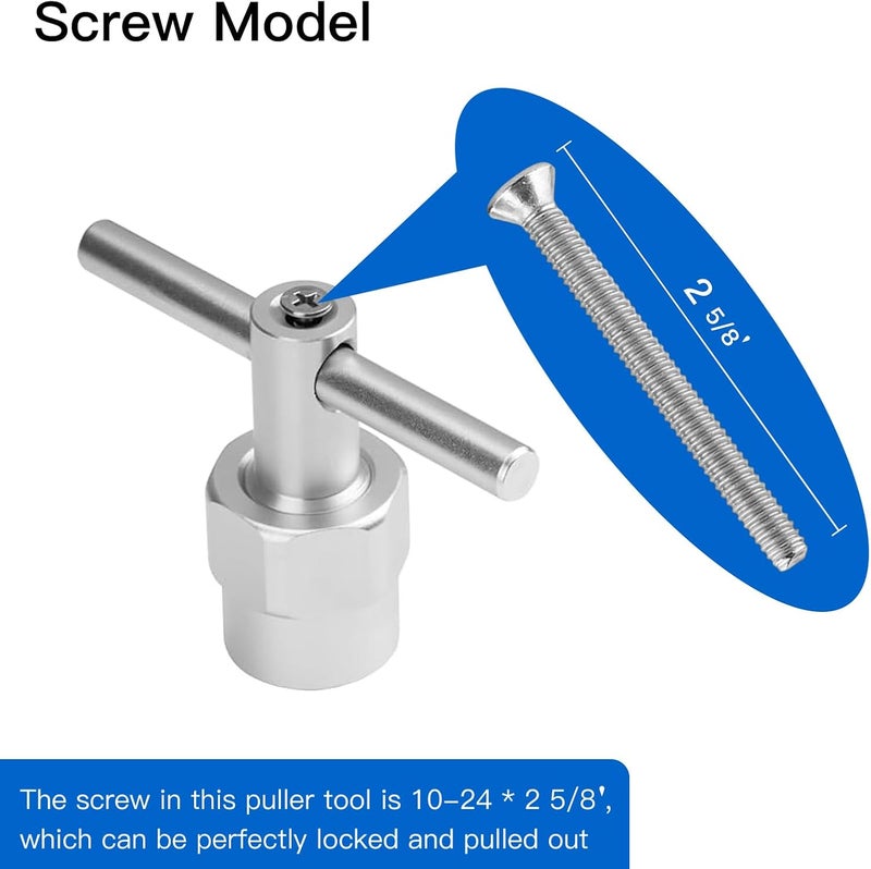 ZXFENG 104421Cartridge Removal Tool for Moen Cartridge Puller for Moen tub/Shower Pressure Balanced Shower Cartridges 1200,1222 & 1225 Series - Image 4