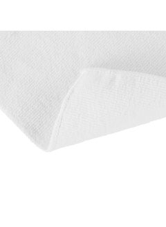 Restaurantware Restaurantware-Clean Tek Professional 16 x 16 Inch Cleaning Cloths, 100 Lint Free Microfiber Towels - Highly Absorbent, Non Abrasive, White Microfiber Cleaning Rags, Reusable, For All Purpose Use  - Image 2