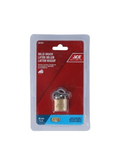 ACE General Security Padlock Solid Brass 1.6 x 15.6 x 9.8 cm 98785 