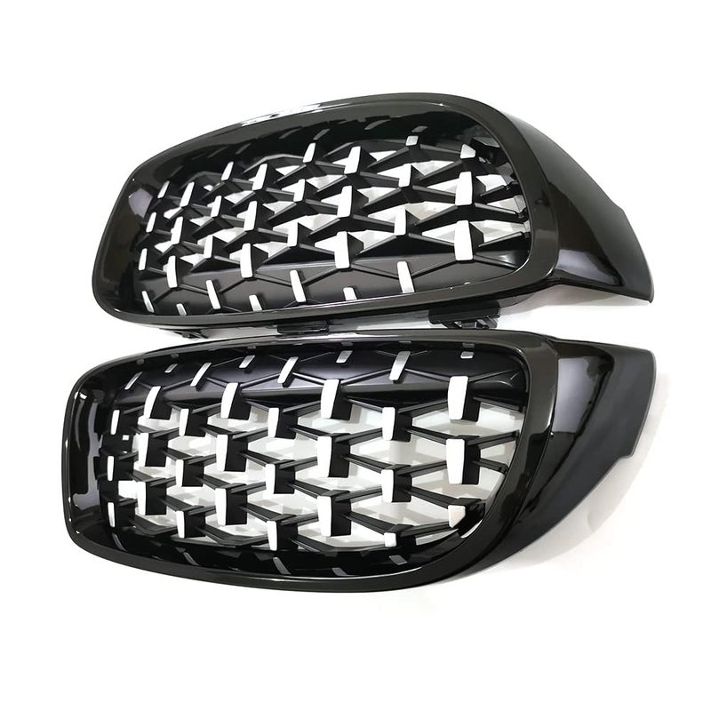 SNA شبكة كلى SNA كروم ماسية F32 لسيارة BMW الفئة الرابعة F32 F33 F36 (2014-2019) F82 F83 M4 F80 M3 (2015-2019) (شبكة أمامية من ABS، مجموعة من قطعتين) - Image 4