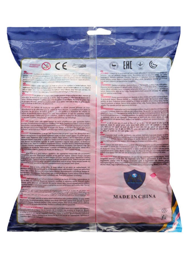 إسكدنيا مجموعة بالونات مكونة من 100 قطعة 12سم - Image 2