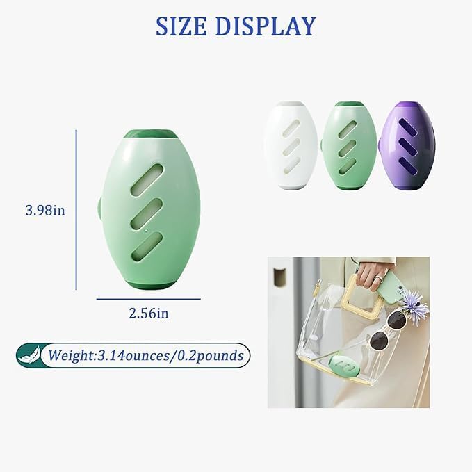 Washable Sticky Roller, Reusable Lint Rollers for Pet Hair, lint Remover for Clothes, Portable Home Travel Lint Roller, Super Sticky Lint Roller Ball for Plush Hair,Clothes Ball Remover,Dust(White) - Image 4