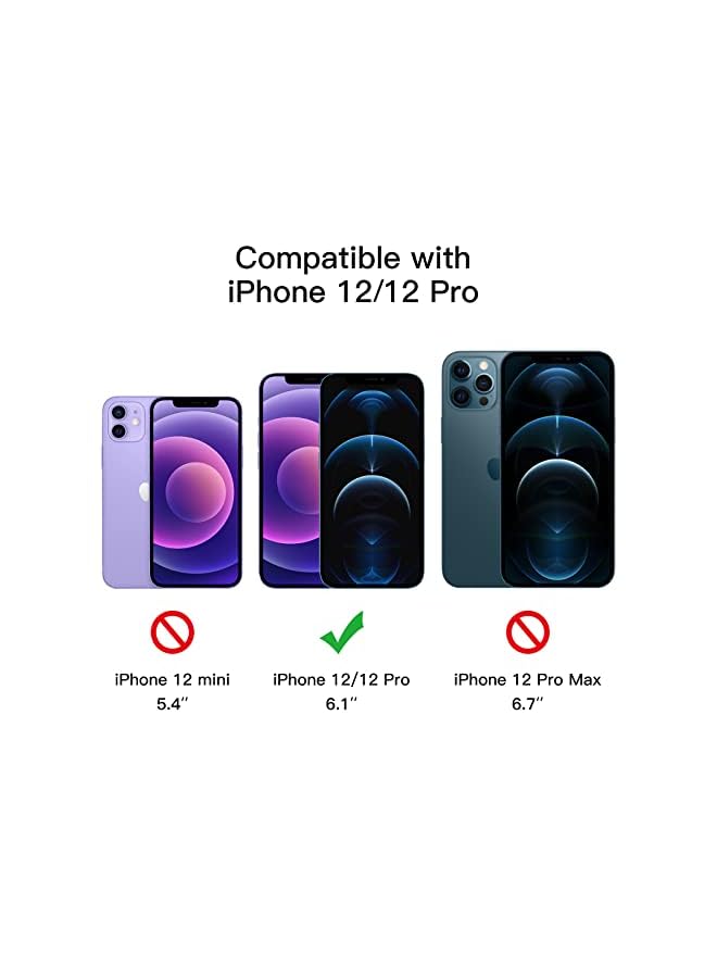Jetech Privacy Full Coverage Screen Protector For Iphone 12/12 Pro 6.1-Inch, Anti-Spy Tempered Glass Film, Edge To Edge Protection Case-Friendly, 2-Pack - Image 3