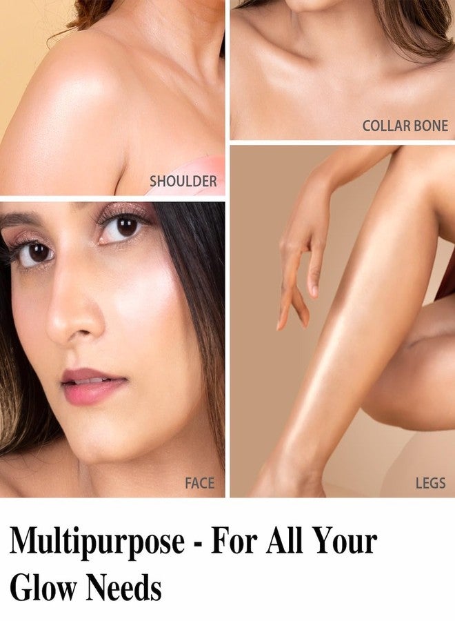LAMIOR LA MIOR Cosmic Glow Body Highlighter - Aurora | Liquid Highlighter for Body, Flawless Radiance, Lit-from-Within, Blurs Imperfections, Transfer & Sweat Proof, Clean - 50ml - Image 3