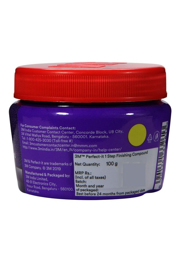 ثري ام مركب التشطيب 3M Perfect-It 1-Step Finishing Compound (100 جرام) | يزيل الخدوش الطفيفة، الرغوة، الصوف، الأسود  - Image 2