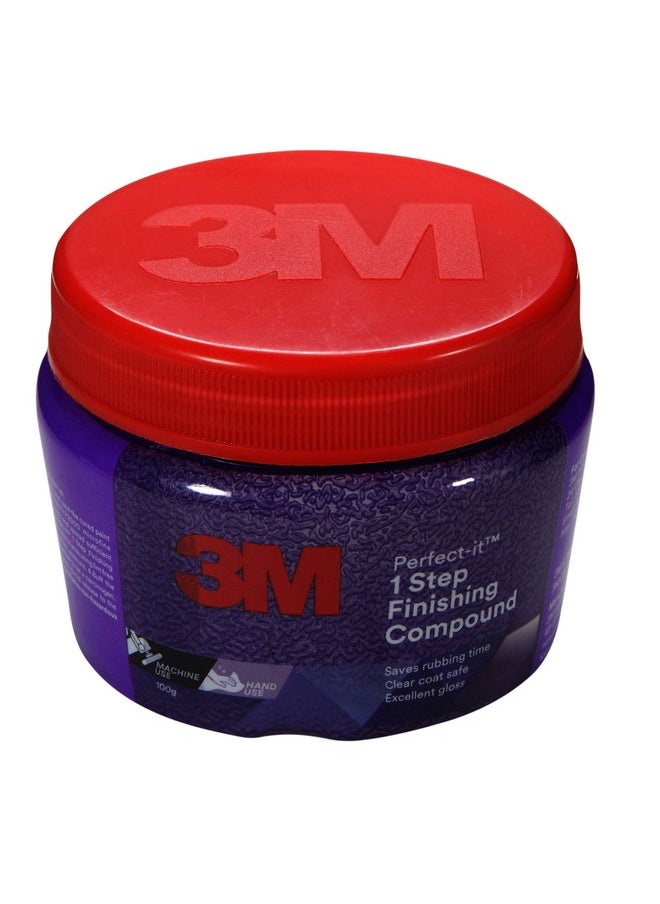 ثري ام مركب التشطيب 3M Perfect-It 1-Step Finishing Compound (100 جرام) | يزيل الخدوش الطفيفة، الرغوة، الصوف، الأسود  - Image 3