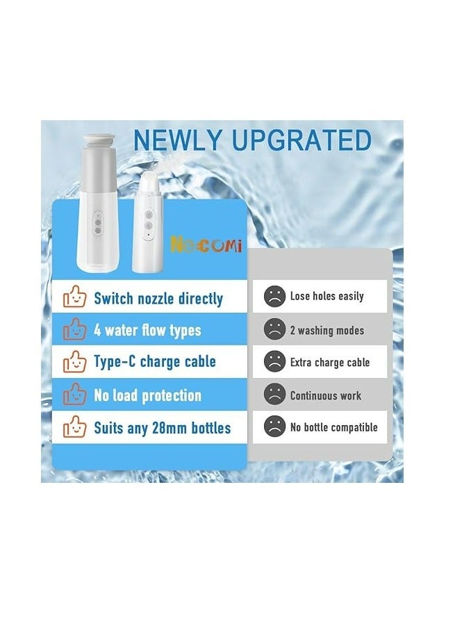 عربست Portable Bidet,Handheld Personal Bidet,Electric Bidet With 270ml Water,Rechargeable Portable Bidet,for Personal Hygiene Cleaning Postpartum Care Baby Care Outdoor Travel Camping  - Image 4