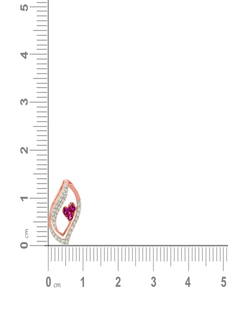 Malabar Gold and Diamonds 18 Carat 750 Purity Mine Diamond Pendant MRGHTH073PN1  - Image 5