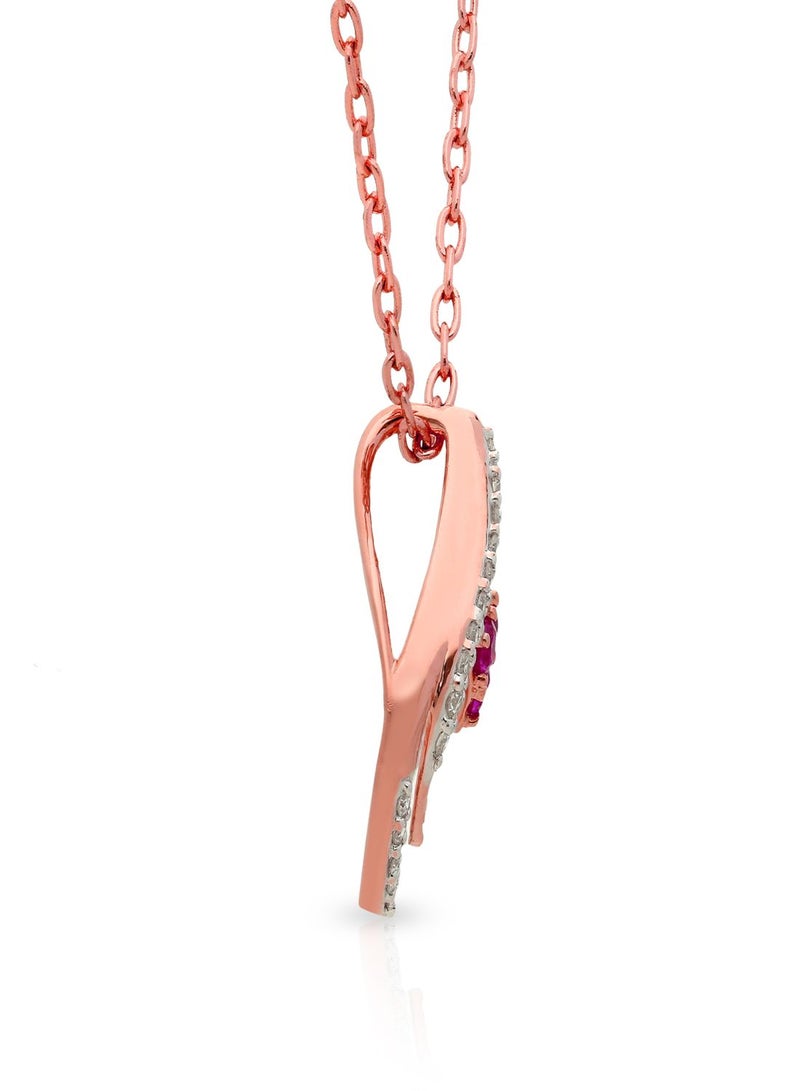 Malabar Gold and Diamonds 18 Carat 750 Purity Mine Diamond Pendant MRGHTH073PN1  - Image 3