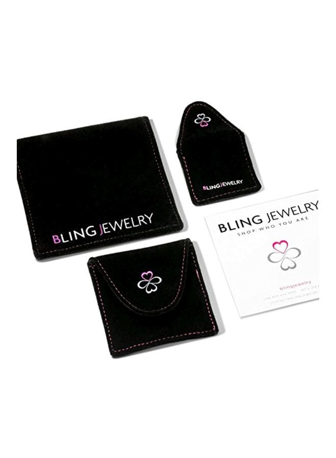 Alyashmac 925 Sterling Silver Cubic Zirconia Studded Love Infinity Pendant Necklace - Image 4