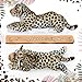 RoundFunny 15 Inch Stuffed Animal Leopard Easter Gifts Cheetah Plush Realistic Wild Jungle Animals Leopards Toys for Girls Boys Birthday Leopard - Image 4