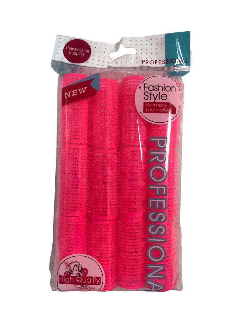 Globalstar Velcro Hair Rollers 12pcs 2.5cm PV-34222 - Image 2