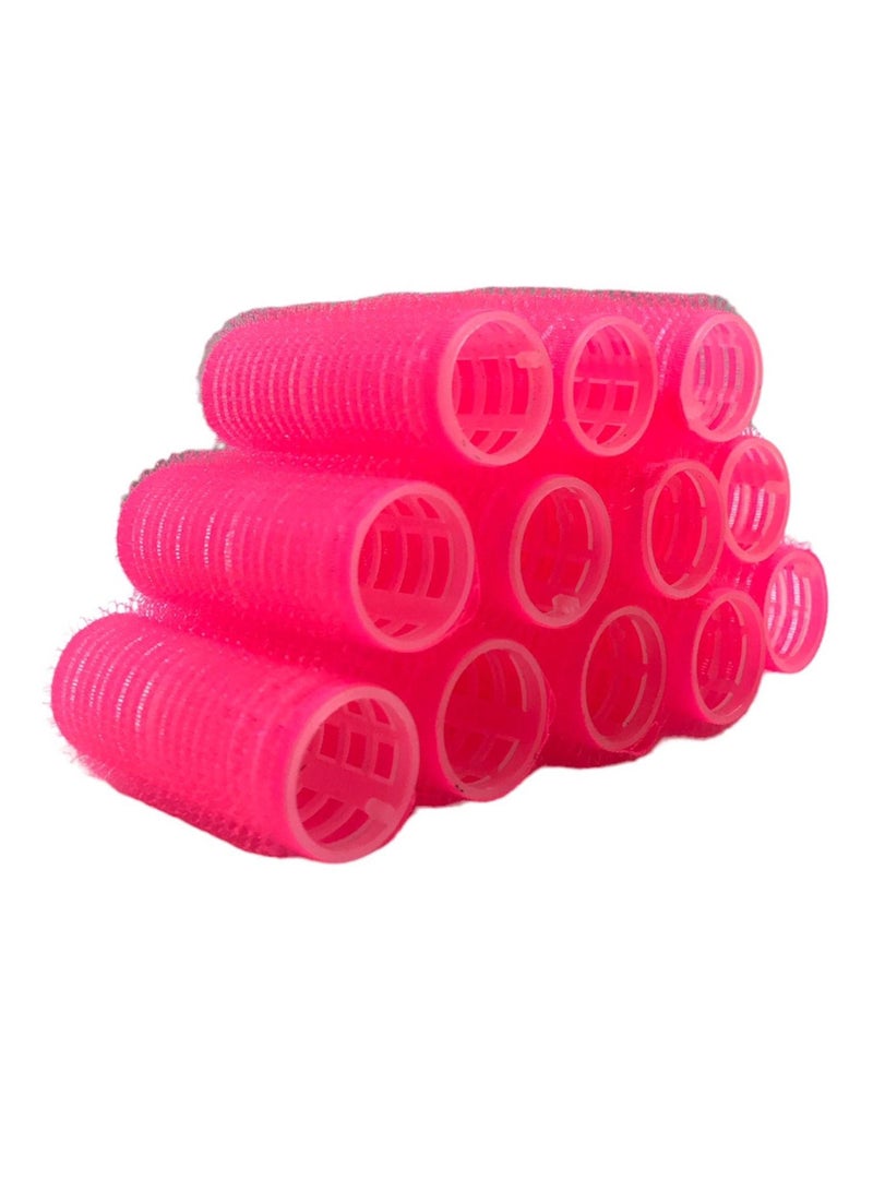 Globalstar Velcro Hair Rollers 12pcs 2.5cm PV-34222 - Image 1