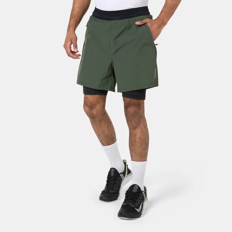 Sun and Sand Sports Green Men's Hybrid Shorts for Men | Best Price UAE