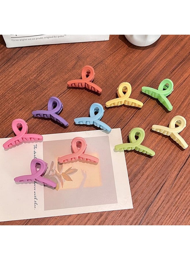 DORMITORRY 8 Pack Hair Claw Clips, Medium Non-Slip Clamps for Thick, Curly, or Long Hair, Durable Wide Grip Jaw Clips for Women & Girls, Hair Accessories for Daily Use, Multicolor - Image 2