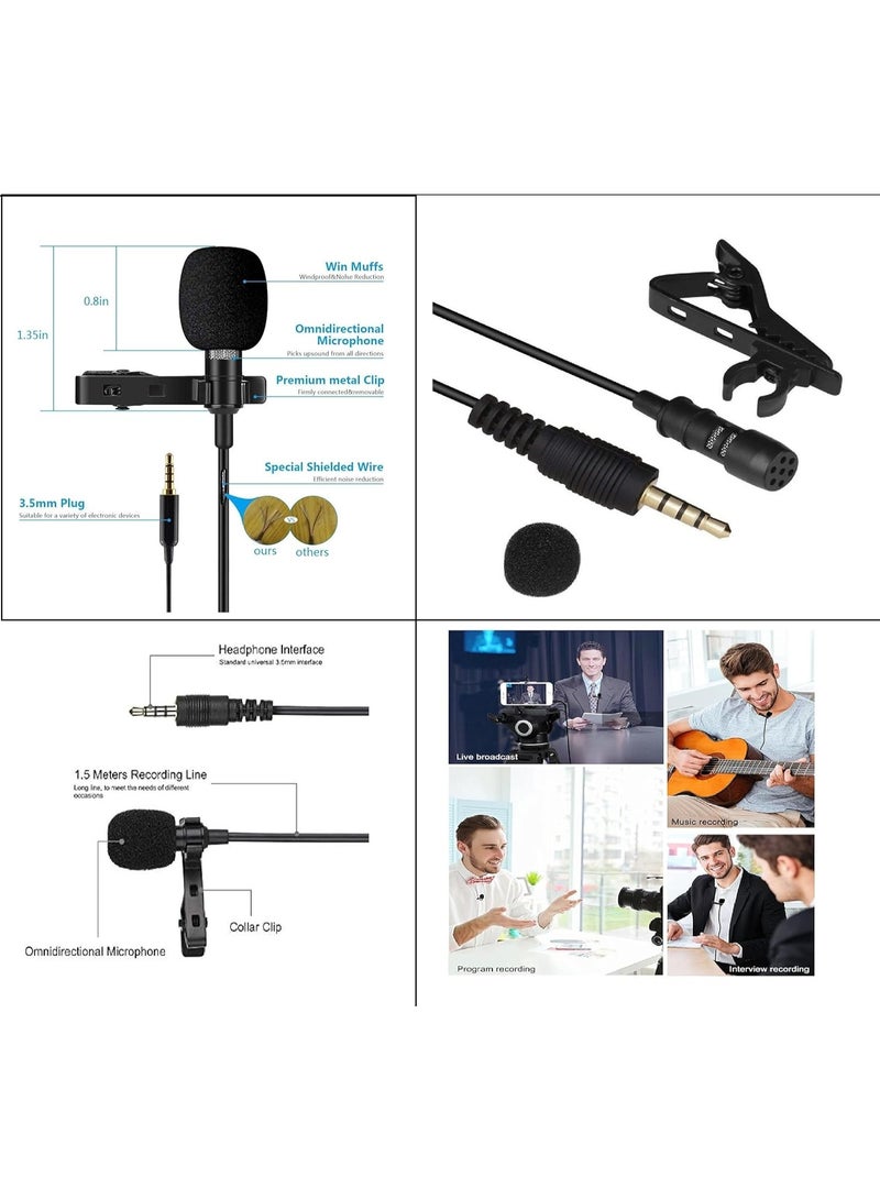 Mobile Photography & Vlogging Tripod – Adjustable Stand with Bluetooth Remote & Collar Mic – Ideal for Video Shooting, Content Creation & Daily Use - Image 3