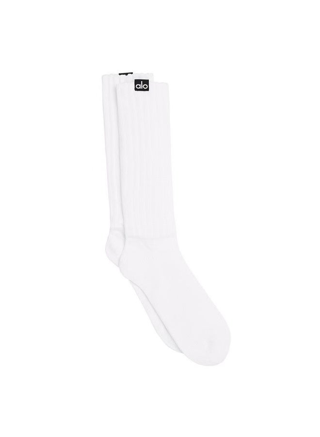alo Alo Yoga Breathable Knit Athletic Socks 
