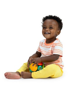 Bright Starts Bright Starts Wobble Bobble Activity Ball Toy, Baby & Toddler Crawl Toy, Interactive Sounds & Textures, Ages 3 Months+  - Image 4