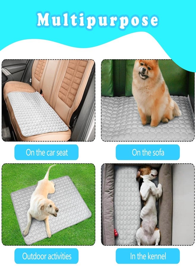 NXDZI Dog Cooling Mat for Dogs, Pet Cooling Pad Bed for Dog Easy Washable for All Types of Pets and Perfect for Both Indoor and Outdoor Use, Including Car Seats 59" x 40" - Image 5