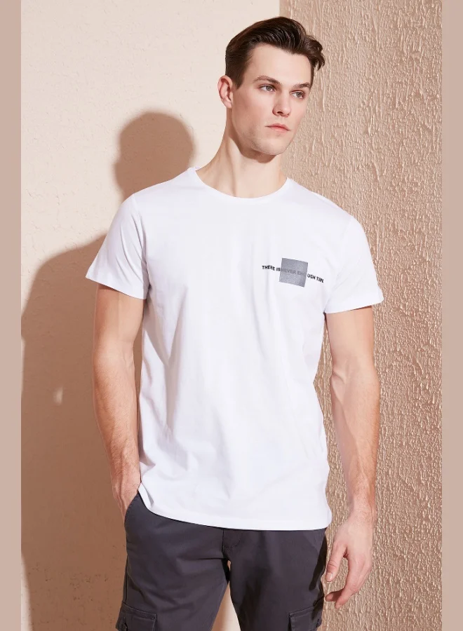 Buratti Buratti Crew Neck Cotton Slim Fit T Shirt Men's T SHIRT 541THERE