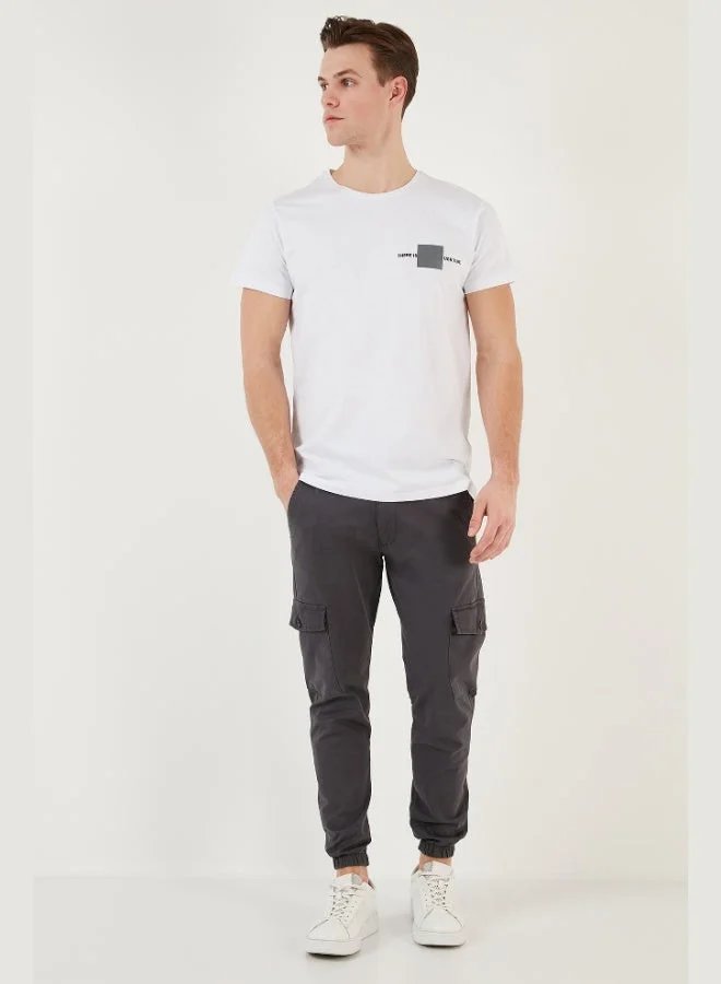 Buratti  Buratti Crew Neck Cotton Slim Fit T Shirt Men's T SHIRT 541THERE for Men | Best Price UAE