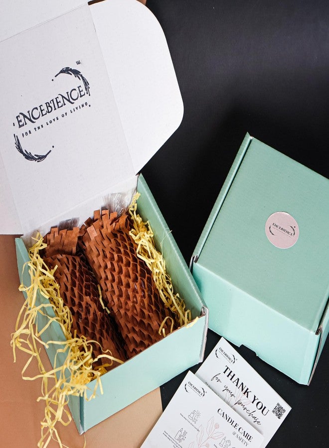 Encebience Scented Rainbow Arch Candle Gift Set | 100% Pure Soy & Bees Wax | Premium Café Mocha Aroma | Rainbow Arch Design Home Décor Candles - Set of 3 (65 gm Each) | Small - Image 4
