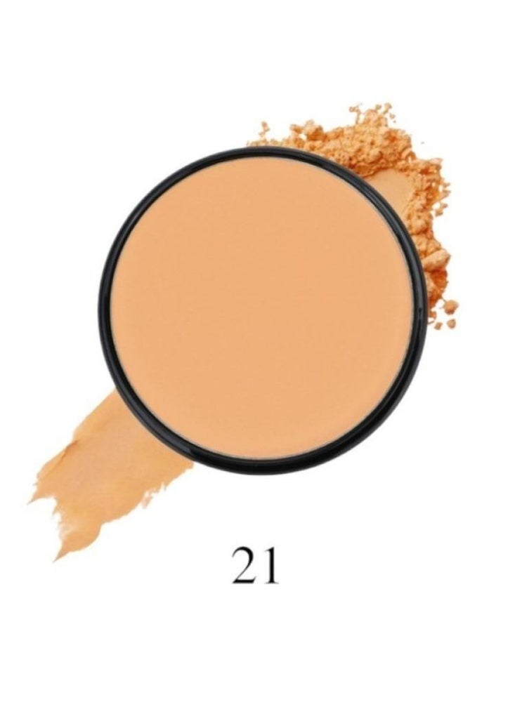 Seema Cosmetics Compact Powder Shade 21 - Perfect Coverage and Velvety Finish 12 g