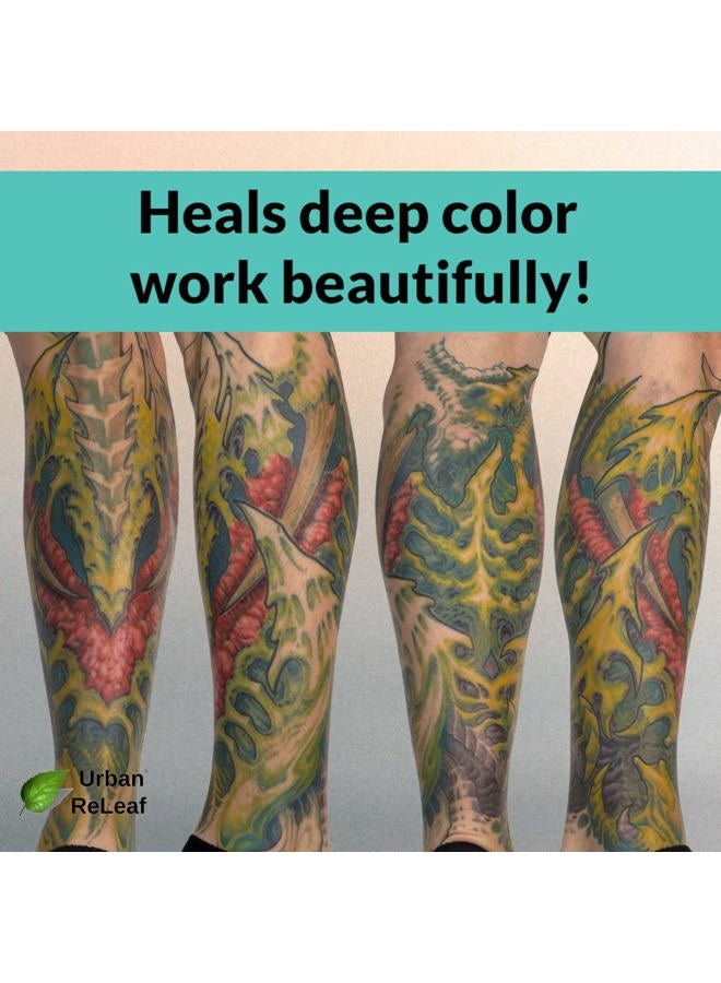 Urban ReLeaf Tattoo Solution ! Natural Sea Salt Aftercare. Safely Clean New Tattoos. Help Skin & Ink Heal Smoothly. Made Fresh in USA. 100% Natural. Reduce ink loss. - Image 4