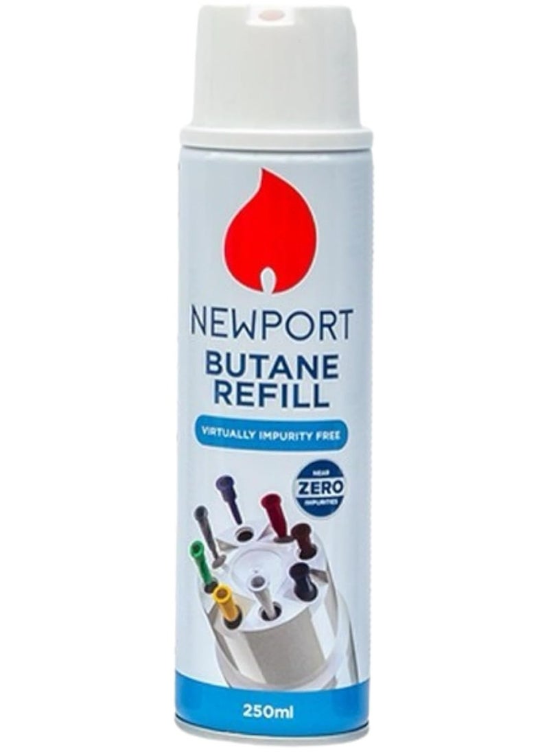 Generic 250ml Premium Purified Butane Lighter Refill with Multi-Nozzle Adapter  - Image 1