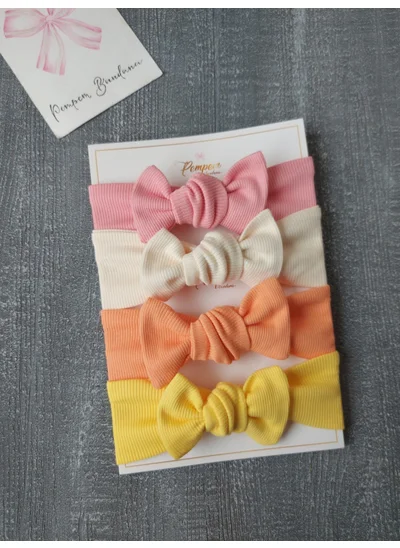 Pempem Bandana Baby Girl Ribana Bandana Set of 4