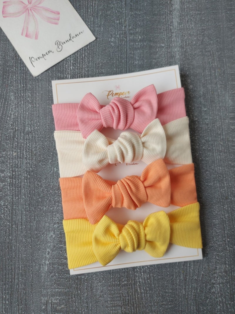 Pempem Bandana Baby Girl Ribana Bandana Set of 4