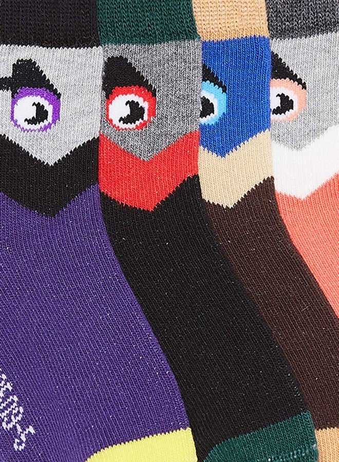 CAMEY Kids Pack Of 4 Cotton Socks 1-3 Years - Image 3