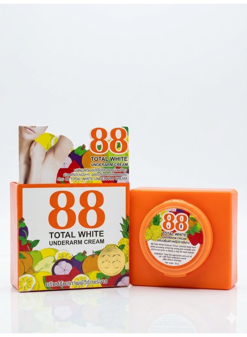 88 Total White 3 PCS Combo Pack Underarm Whitening & Brightening Cream with Vitamin B3 & Licorice, (3x35g) - Image 5